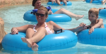 People enjoying lazy river